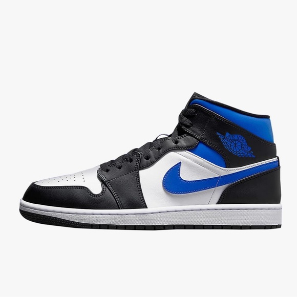 Nike Other - Nike Men’s Air Jordan 1 Mid Racer Blue/white/black 9.5 High-Top Sneakers
